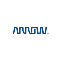 arrow electronics logo, blue text